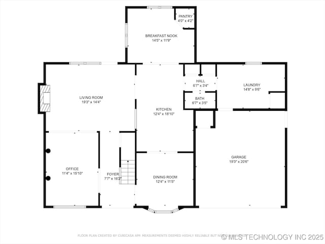 6812 E 55th St, Tulsa, OK 74145 - view of home floor plan
