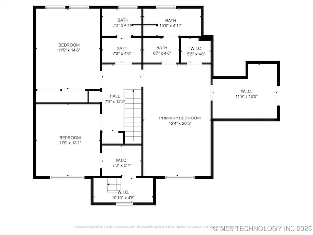 6812 E 55th St, Tulsa, OK 74145 - view of room layout