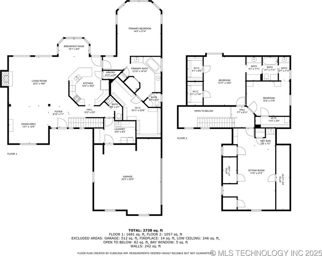 501 W 35th Pl, Sand Springs, OK 74063 - view of room layout