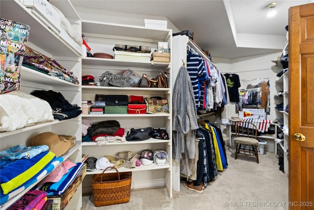 501 W 35th Pl, Sand Springs, OK 74063 - walk in closet featuring carpet floors