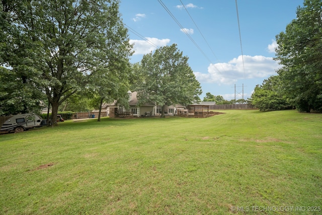 3431 E 96th Pl, Tulsa, OK 74137 - view of yard