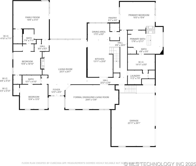 3431 E 96th Pl, Tulsa, OK 74137 - view of home floor plan