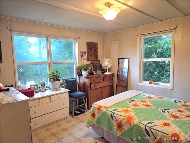 92133 S 4676th Rd, Bunch, OK 74931 - bedroom with light floors