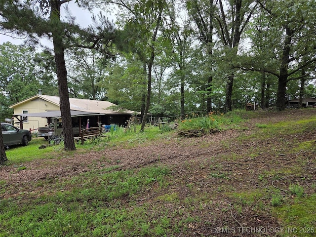 92133 S 4676th Rd, Bunch, OK 74931 - view of yard