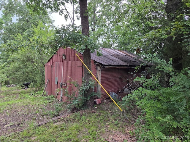 92133 S 4676th Rd, Bunch, OK 74931 - view of outbuilding