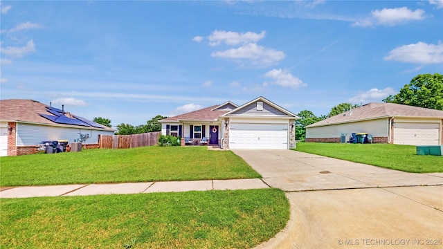 15081 S 276th E Ave, Broken Arrow, OK 74429 - single story home with concrete driveway and a garage