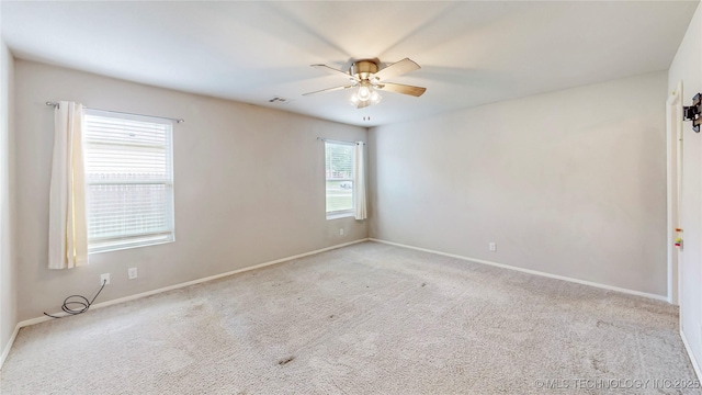 15081 S 276th E Ave, Broken Arrow, OK 74429 - unfurnished room with ceiling fan and carpet floors