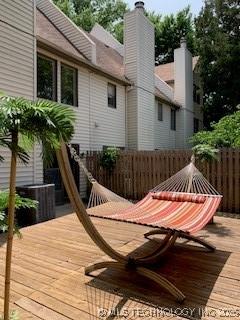 4822 S Quaker Ave, Tulsa, OK 74105 - view of deck