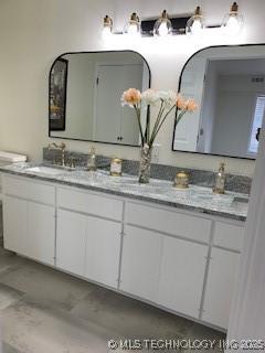 4822 S Quaker Ave, Tulsa, OK 74105 - full bathroom featuring double vanity