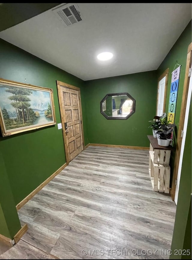 23422 E 79th St S, Broken Arrow, OK 74014 - corridor featuring light wood-style flooring and baseboards