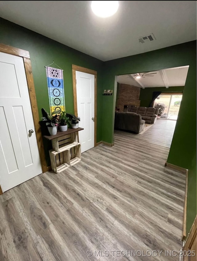 23422 E 79th St S, Broken Arrow, OK 74014 - corridor with wood finished floors