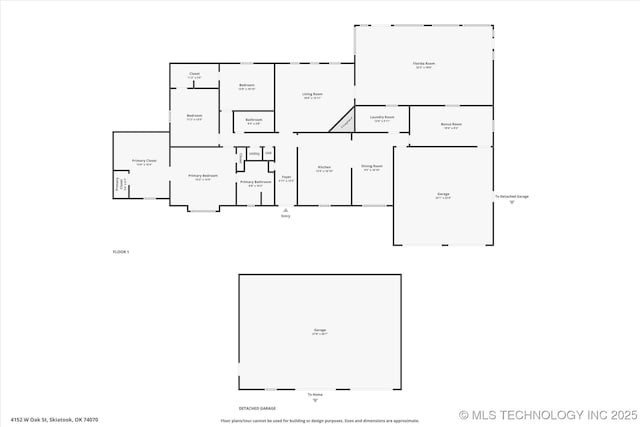 4152 W Oak St, Skiatook, OK 74070 - view of home floor plan