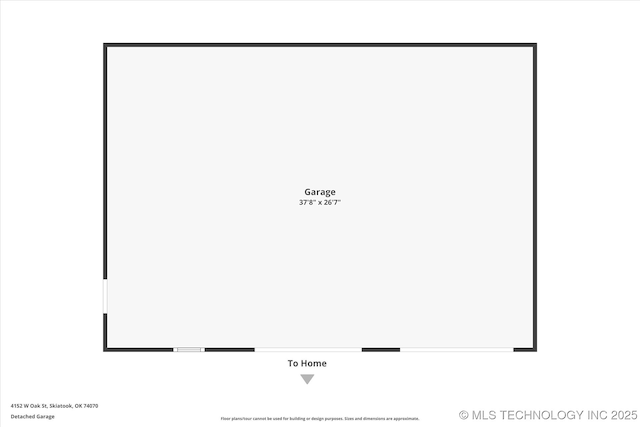 4152 W Oak St, Skiatook, OK 74070 - view of property floor plan