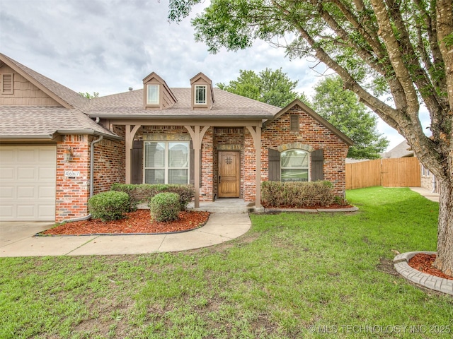 4667 E 144th Pl S, Bixby, OK 74008 - view of front of home featuring brick siding, roof with shingles, and an attached garage