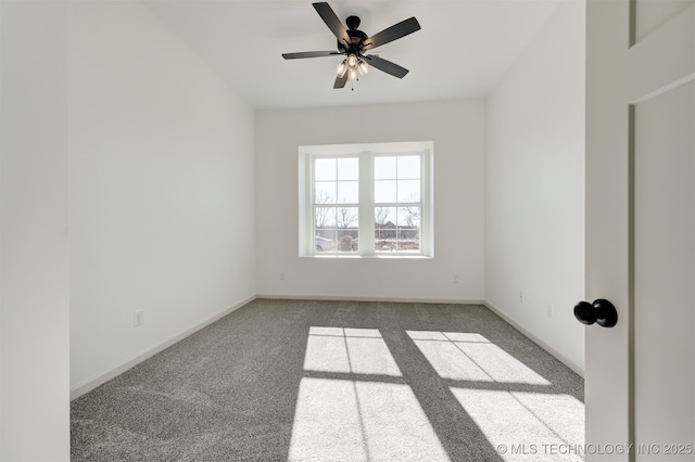 1416 N 71st St, Broken Arrow, OK 74014 - empty room featuring carpet and ceiling fan