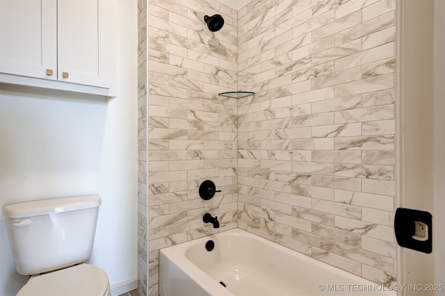 1416 N 71st St, Broken Arrow, OK 74014 - full bathroom with toilet and bathtub / shower combination
