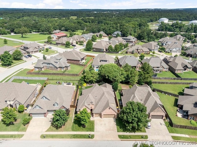 2015 W 109th St, Jenks, OK 74037 - aerial view of residential area