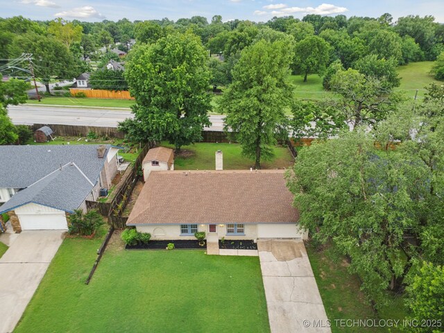 3002 E 80th Pl, Tulsa, OK 74136 - view from above of property