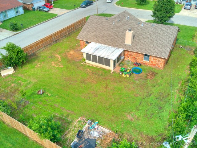 314 N Tallchief St, Skiatook, OK 74070 - view from above of property