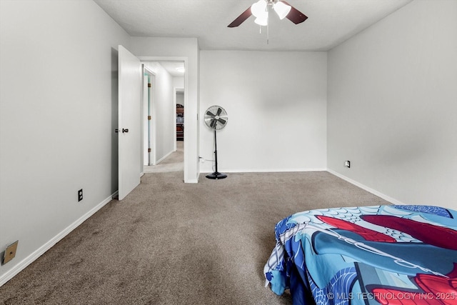 2605 W Atlanta Ct, Broken Arrow, OK 74012 - carpeted bedroom with baseboards and ceiling fan