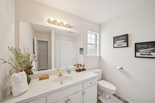 1101 S Yellowood Ave, Broken Arrow, OK 74012 - bathroom featuring vanity and toilet