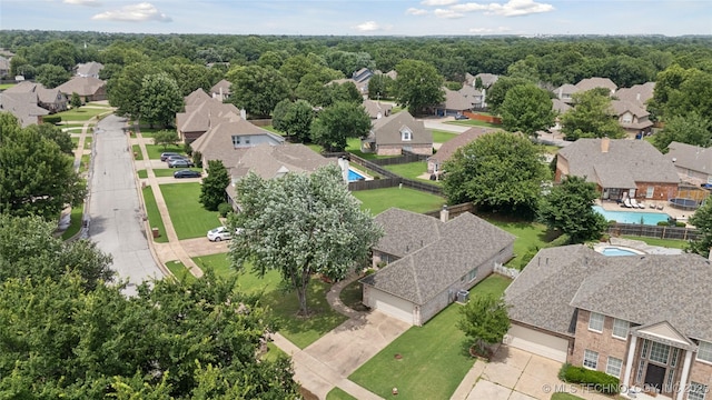 1101 S Yellowood Ave, Broken Arrow, OK 74012 - aerial view of residential area