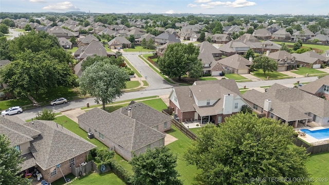 1101 S Yellowood Ave, Broken Arrow, OK 74012 - aerial perspective of suburban area