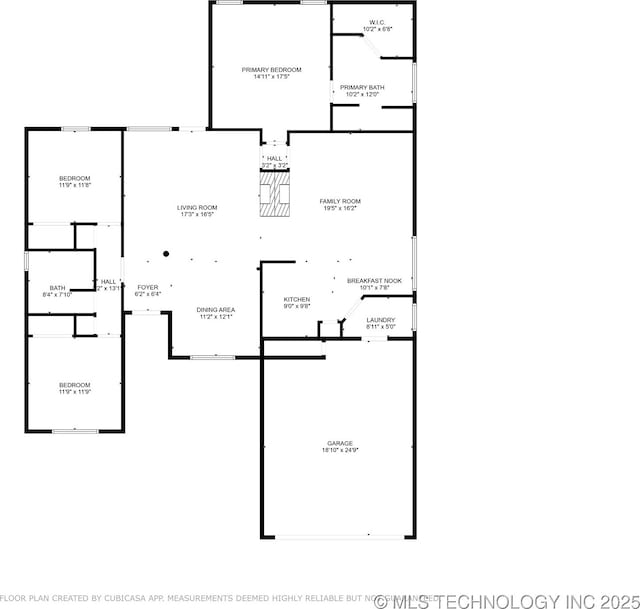 1101 S Yellowood Ave, Broken Arrow, OK 74012 - view of room layout