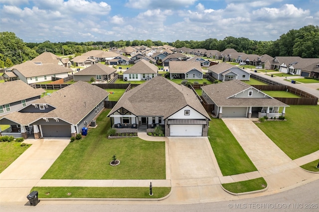 2012 W Huntsville Pl, Broken Arrow, OK 74011 - aerial perspective of suburban area