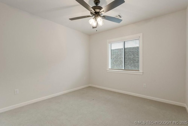 5918 E 126th Pl S, Bixby, OK 74008 - unfurnished room with light carpet and a ceiling fan