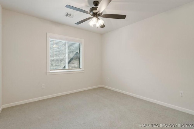 5918 E 126th Pl S, Bixby, OK 74008 - unfurnished room with light colored carpet and a ceiling fan