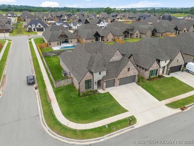 5918 E 126th Pl S, Bixby, OK 74008 - aerial view of residential area
