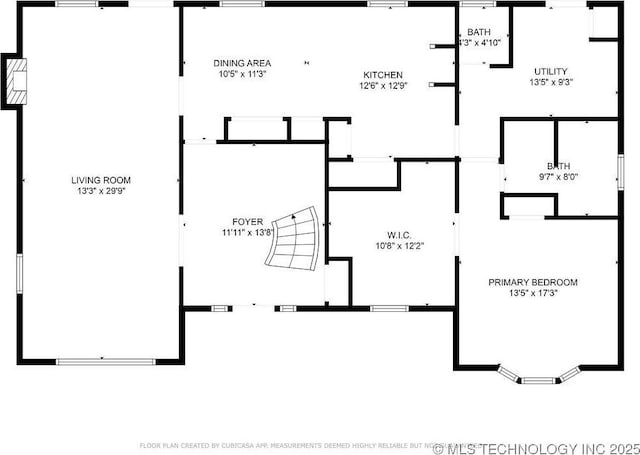 311 Washington Ave, Boswell, OK 74727 - view of home floor plan