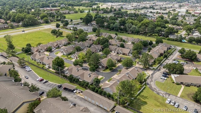 8306 E 77th Pl, Tulsa, OK 74133 - aerial perspective of suburban area