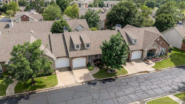 8306 E 77th Pl, Tulsa, OK 74133 - aerial perspective of suburban area