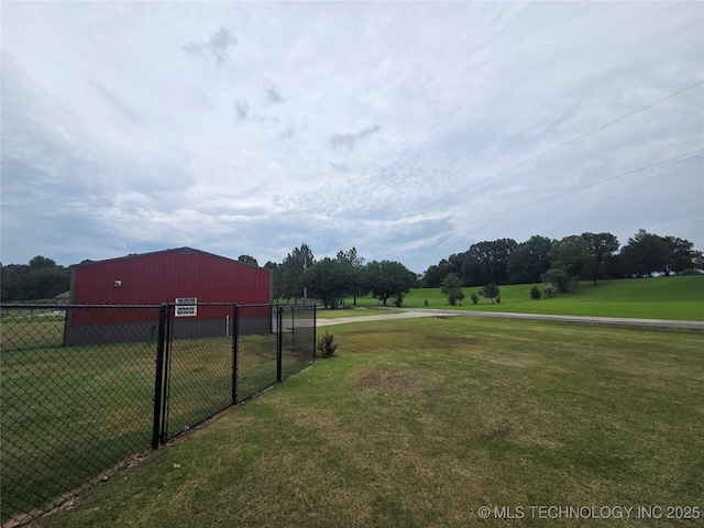 14772 S 212th E Ave, Coweta, OK 74429 - view of yard with a gate and an outbuilding