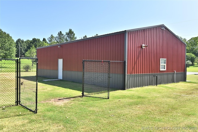 14772 S 212th E Ave, Coweta, OK 74429 - view of pole building featuring a gate
