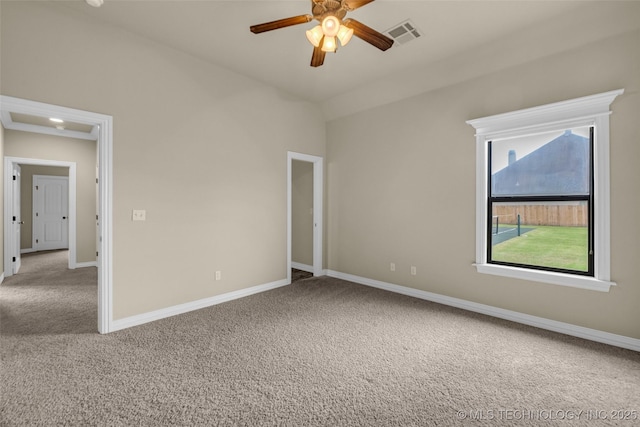 14651 S Gary Ave, Bixby, OK 74008 - unfurnished bedroom featuring carpet floors and a ceiling fan