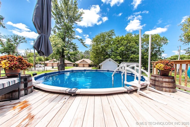 1119 N Oklahoma Ave, Claremore, OK 74017 - view of pool featuring a deck