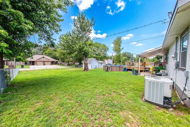 1119 N Oklahoma Ave, Claremore, OK 74017 - fenced backyard featuring an outdoor pool