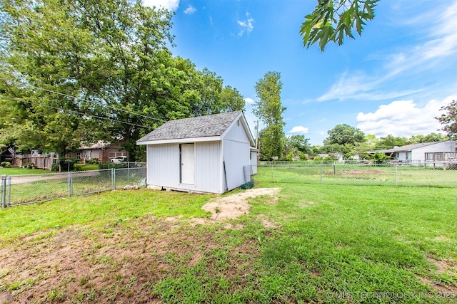 1119 N Oklahoma Ave, Claremore, OK 74017 - fenced backyard with a storage shed