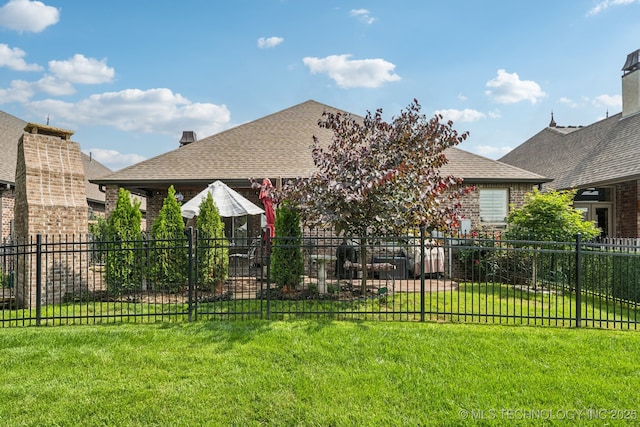 3818 W Phoenix Pl, Broken Arrow, OK 74011 - view of yard