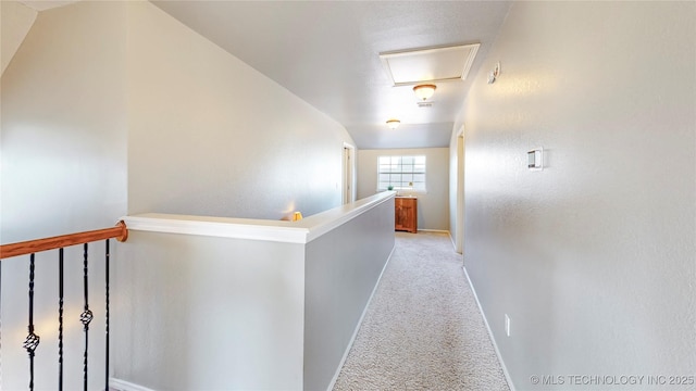 1010 W 120th St, Jenks, OK 74037 - hallway featuring an upstairs landing and light carpet