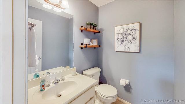1010 W 120th St, Jenks, OK 74037 - bathroom featuring toilet and vanity
