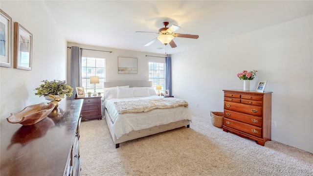 1010 W 120th St, Jenks, OK 74037 - carpeted bedroom featuring ceiling fan