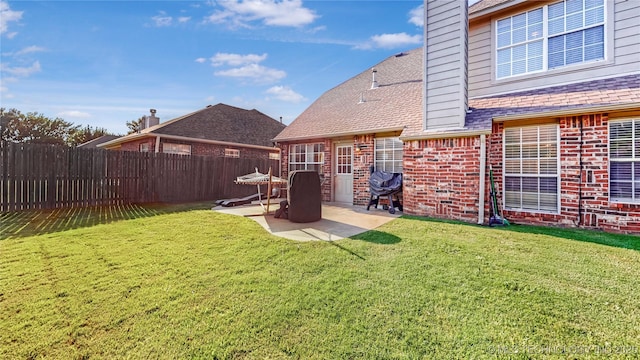 1010 W 120th St, Jenks, OK 74037 - view of yard featuring a patio