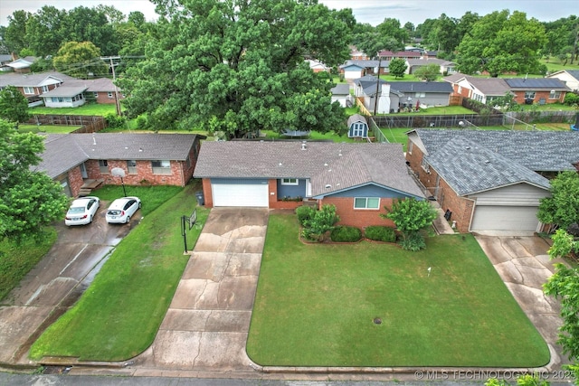 7547 E 27th St, Tulsa, OK 74129 - aerial view of residential area