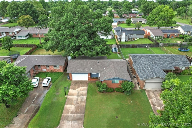 7547 E 27th St, Tulsa, OK 74129 - aerial view of residential area