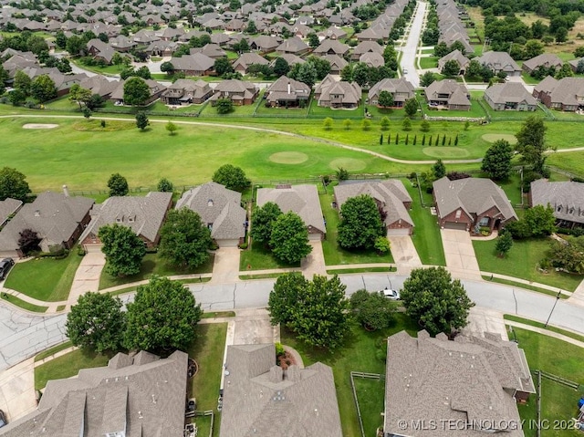 1516 W Trenton St, Broken Arrow, OK 74012 - aerial view of residential area with a local golf course