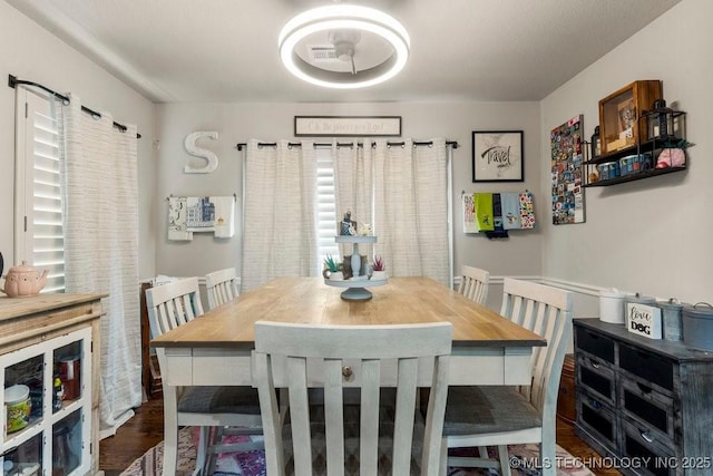 1516 W Trenton St, Broken Arrow, OK 74012 - dining space featuring dark wood-style floors